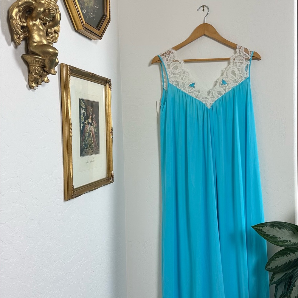 ✨Vintage NEW WITH TAGS Claire Sandra by Lucie Ann Nightgown🦋